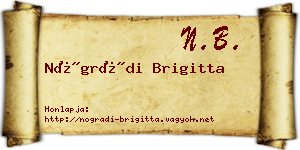 Nógrádi Brigitta névjegykártya
